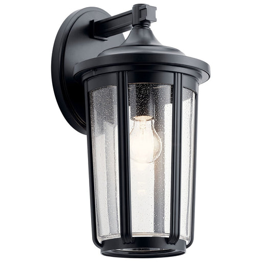 Myhouse Lighting Kichler - 49894BK - One Light Outdoor Wall Mount - Fairfield - Black