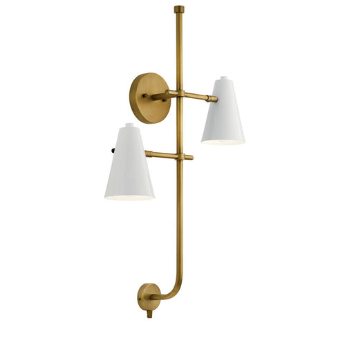 Myhouse Lighting Kichler - 52174WH - Two Light Wall Sconce - Sylvia - White