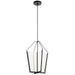 Myhouse Lighting Kichler - 52292BKLED - LED Foyer Pendant - Calters - Black