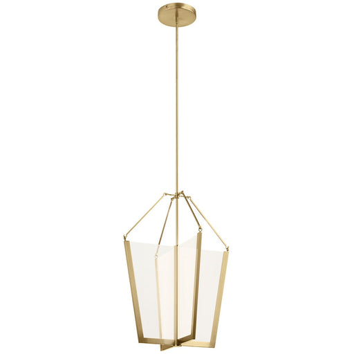 Myhouse Lighting Kichler - 52292CGLED - LED Foyer Pendant - Calters - Champagne Gold