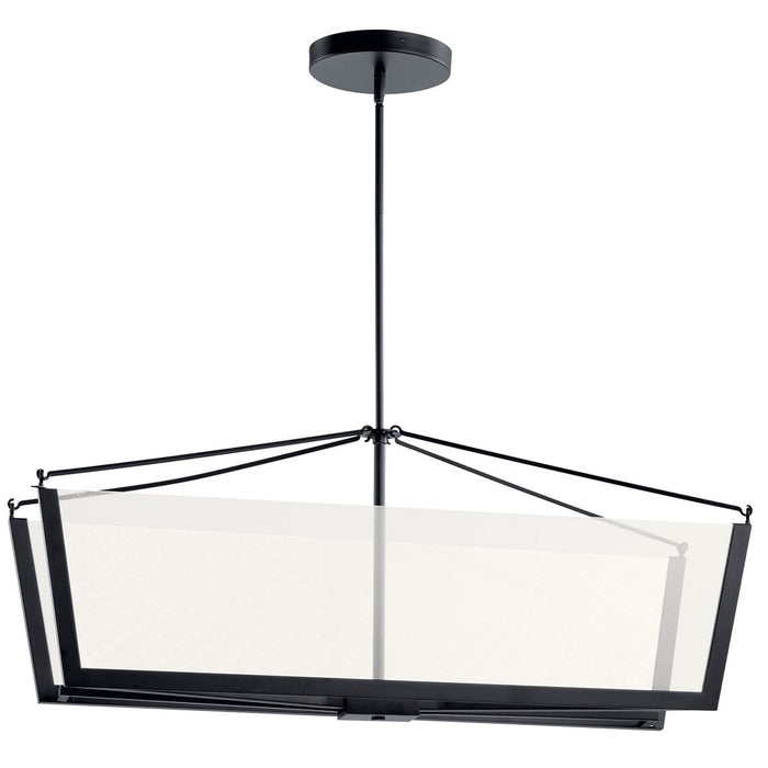 Myhouse Lighting Kichler - 52293BKLED - LED Linear Chandelier - Calters - Black