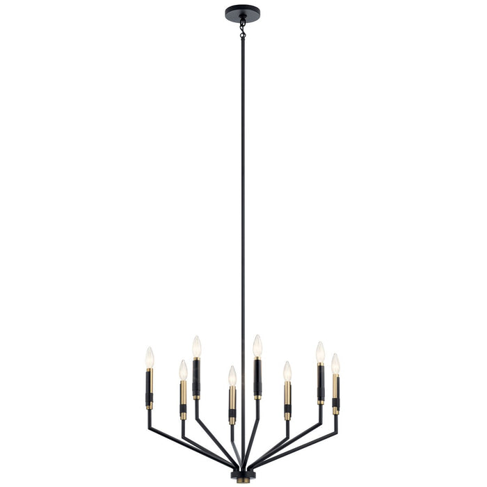 Myhouse Lighting Kichler - 52349BK - Eight Light Chandelier - Armand - Black