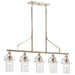 Myhouse Lighting Kichler - 52379PN - Five Light Linear Chandelier - Everett - Polished Nickel