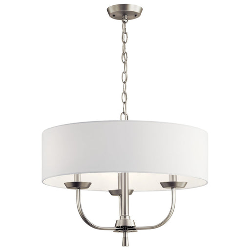 Myhouse Lighting Kichler - 52384NI - Three Light Chandelier - Kennewick - Brushed Nickel