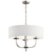 Myhouse Lighting Kichler - 52384NI - Three Light Chandelier - Kennewick - Brushed Nickel