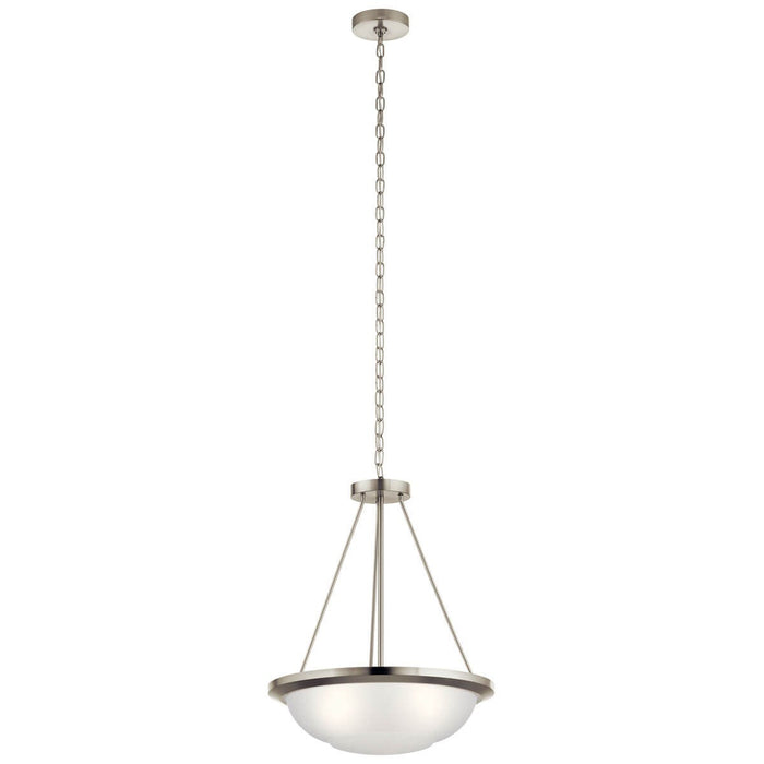 Myhouse Lighting Kichler - 52393NI - Three Light Pendant - Ritson - Brushed Nickel