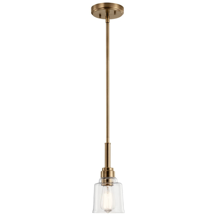 Myhouse Lighting Kichler - 52399WBR - One Light Mini Pendant - Aivian - Weathered Brass