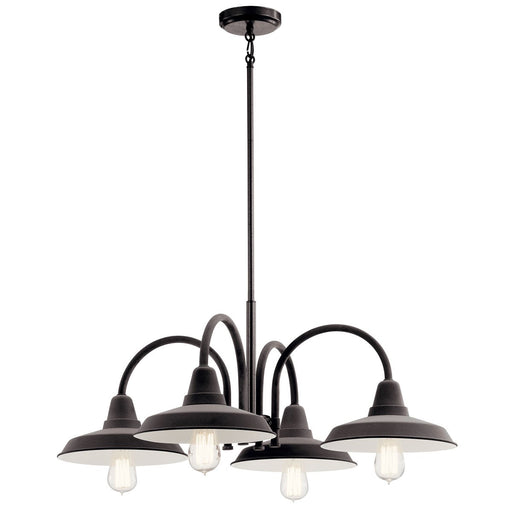 Myhouse Lighting Kichler - 52407WZC - Four Light Chandelier - Marrus - Weathered Zinc