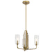 Myhouse Lighting Kichler - 52410BNB - Three Light Chandelier - Kimrose - Brushed Natural Brass