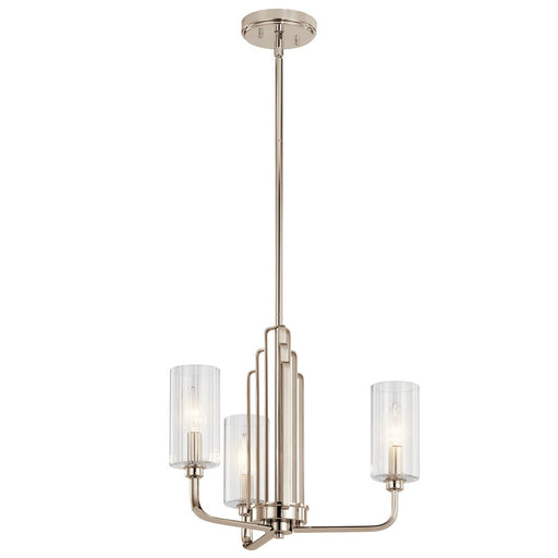 Myhouse Lighting Kichler - 52410PN - Three Light Chandelier - Kimrose - Polished Nickel