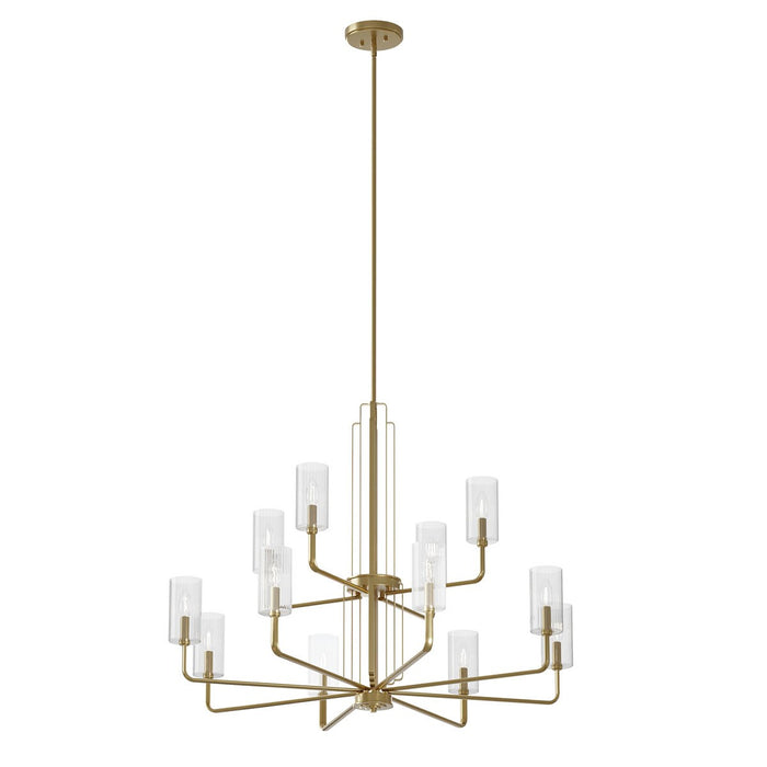 Myhouse Lighting Kichler - 52412BNB - 12 Light Chandelier - Kimrose - Brushed Natural Brass