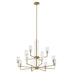 Myhouse Lighting Kichler - 52412BNB - 12 Light Chandelier - Kimrose - Brushed Natural Brass