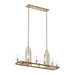 Myhouse Lighting Kichler - 52413BNB - Ten Light Linear Chandelier - Kimrose - Brushed Natural Brass