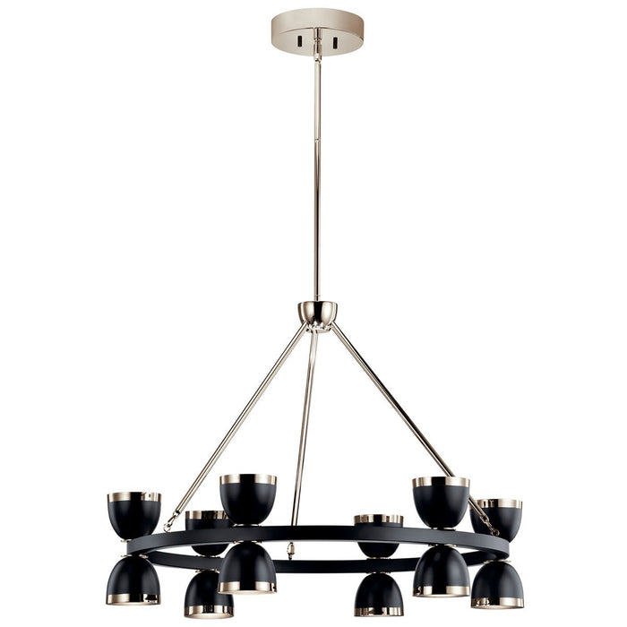 Myhouse Lighting Kichler - 52418BKLED - LED Chandelier - Baland - Black