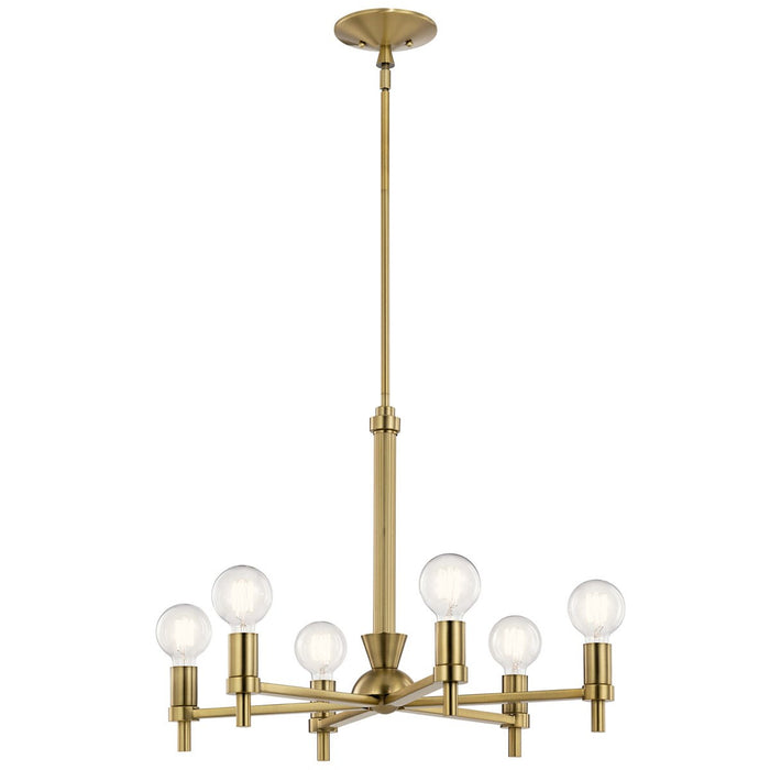 Myhouse Lighting Kichler - 52424BNB - Six Light Chandelier - Torvee - Brushed Natural Brass