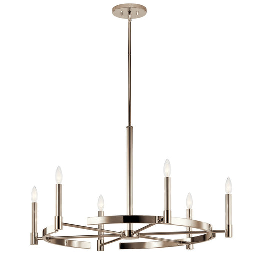 Myhouse Lighting Kichler - 52427PN - Six Light Chandelier - Tolani - Polished Nickel