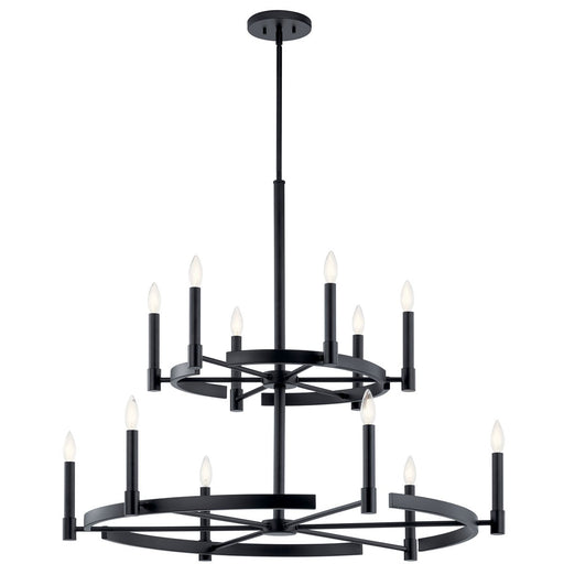 Myhouse Lighting Kichler - 52428BK - 12 Light Chandelier - Tolani - Black