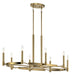 Myhouse Lighting Kichler - 52429BNB - Eight Light Chandelier - Tolani - Brushed Natural Brass