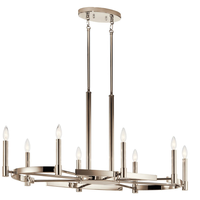 Myhouse Lighting Kichler - 52429PN - Eight Light Chandelier - Tolani - Polished Nickel