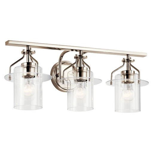 Myhouse Lighting Kichler - 55079PN - Three Light Bath - Everett - Polished Nickel