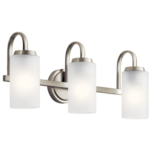 Myhouse Lighting Kichler - 55087NI - Three Light Bath - Kennewick - Brushed Nickel