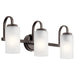 Myhouse Lighting Kichler - 55087OZ - Three Light Bath - Kennewick - Olde Bronze