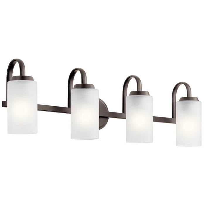 Myhouse Lighting Kichler - 55088OZ - Four Light Bath - Kennewick - Olde Bronze