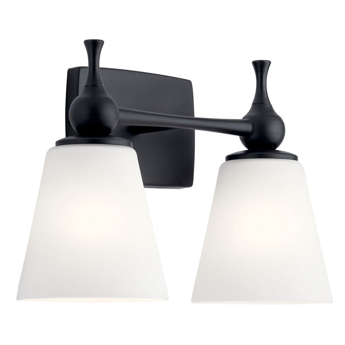 Myhouse Lighting Kichler - 55091BK - Two Light Bath - Cosabella - Black