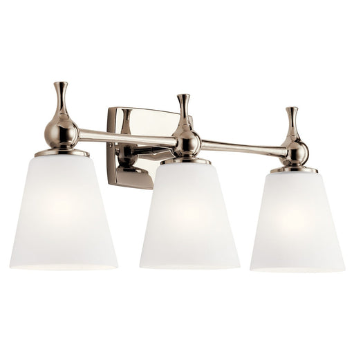 Myhouse Lighting Kichler - 55092PN - Three Light Bath - Cosabella - Polished Nickel