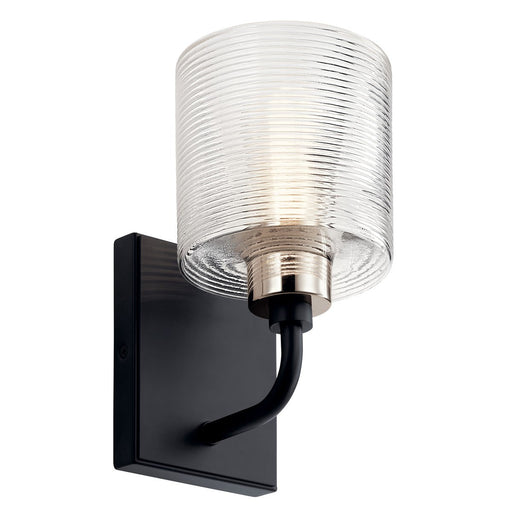 Myhouse Lighting Kichler - 55105BK - One Light Wall Sconce - Harvan - Black