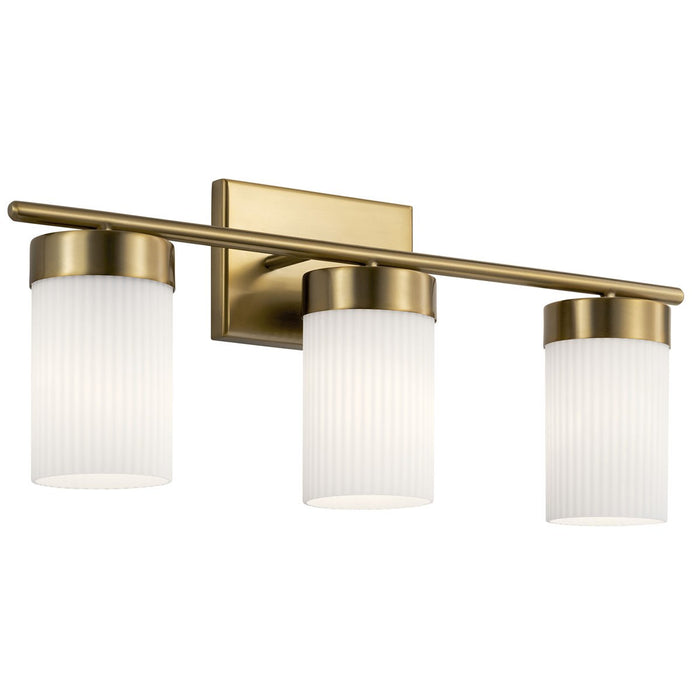 Myhouse Lighting Kichler - 55112BNB - Three Light Bath - Ciona - Brushed Natural Brass