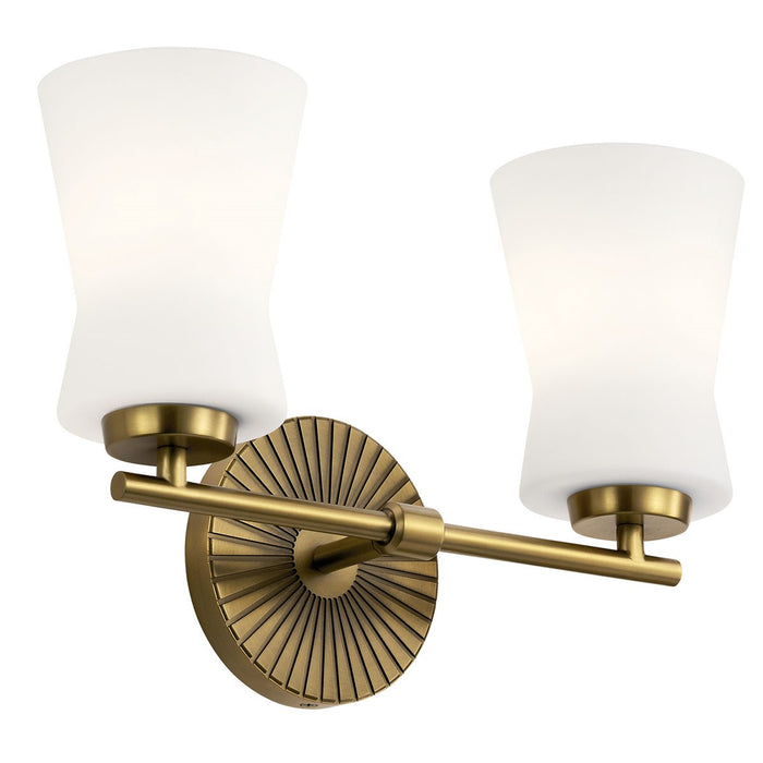 Myhouse Lighting Kichler - 55116BNB - Two Light Bath - Brianne - Brushed Natural Brass