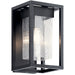 Myhouse Lighting Kichler - 59060BSL - One Light Outdoor Wall Mount - Mercer - Black with Silver Highlights