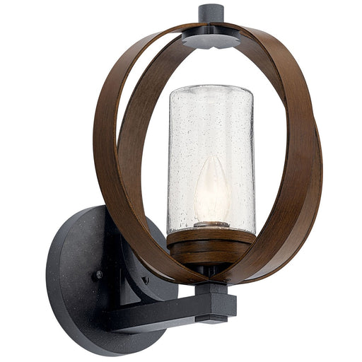 Myhouse Lighting Kichler - 59067AUB - One Light Outdoor Wall Mount - Grand Bank - Auburn Stained Finish