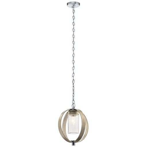 Myhouse Lighting Kichler - 59069DAG - One Light Outdoor Pendant - Grand Bank - Distressed Antique Gray