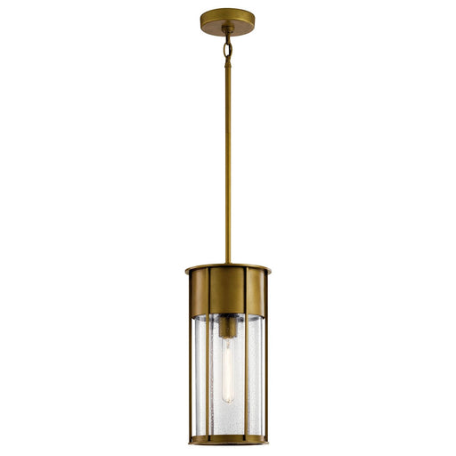 Myhouse Lighting Kichler - 59082NBR - One Light Outdoor Pendant - Camillo - Natural Brass