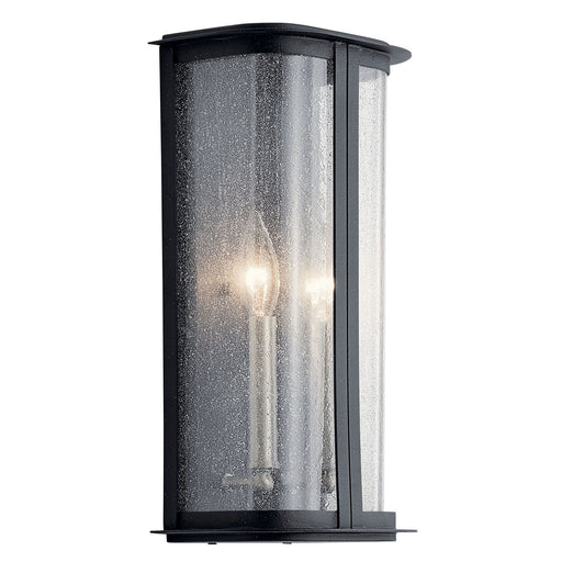 Myhouse Lighting Kichler - 59091DBK - Two Light Outdoor Wall Mount - Timmin - Distressed Black