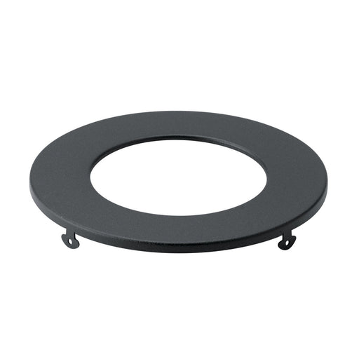 Myhouse Lighting Kichler - DLTSL04RBKT - 4in Round Slim Downlight Trim - Direct To Ceiling Unv Accessor - Textured Black