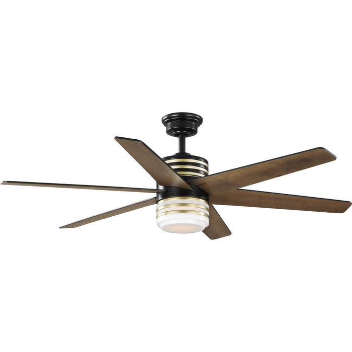 Myhouse Lighting Progress Lighting - P250074-31M-30 - 56"Ceiling Fan - Carrollwood - Matte Black