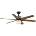 Myhouse Lighting Progress Lighting - P250074-31M-30 - 56"Ceiling Fan - Carrollwood - Matte Black