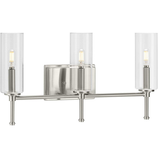 Myhouse Lighting Progress Lighting - P300358-009 - Three Light Bath Bracket - Elara - Brushed Nickel