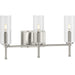 Myhouse Lighting Progress Lighting - P300358-009 - Three Light Bath Bracket - Elara - Brushed Nickel