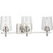 Myhouse Lighting Progress Lighting - P300362-009 - Three Light Bath Bracket - Calais - Brushed Nickel