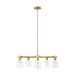 Myhouse Lighting Visual Comfort Studio - AEC1005BBS - Five Light Chandelier - Moritz - Burnished Brass