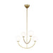 Myhouse Lighting Visual Comfort Studio - AEC1054BBS - Four Light Chandelier - Galassia - Burnished Brass