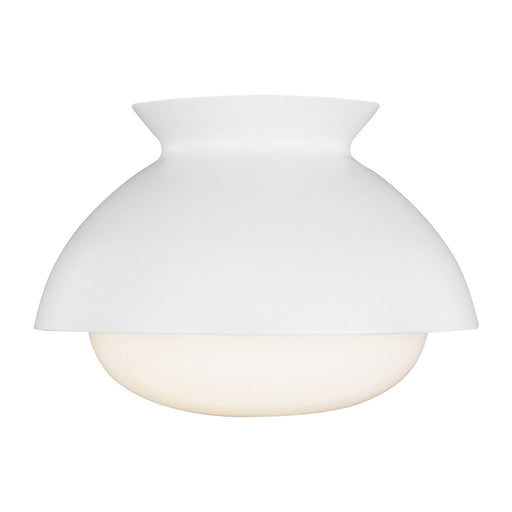 Myhouse Lighting Visual Comfort Studio - AEF1001MWT - One Light Flush Mount - Lucerne - Matte White