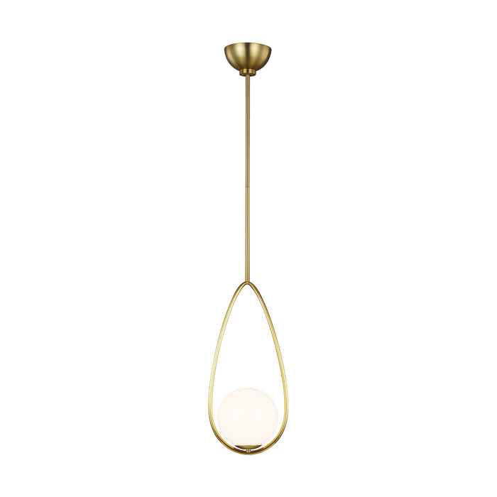 Myhouse Lighting Visual Comfort Studio - AEP1001BBS - One Light Pendant - Galassia - Burnished Brass