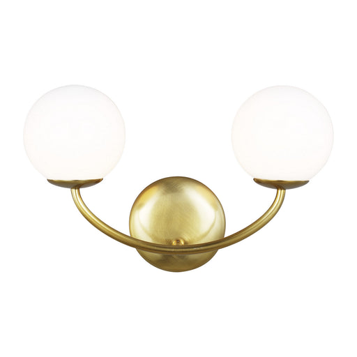 Myhouse Lighting Visual Comfort Studio - AEV1012BBS - Two Light Vanity - Galassia - Burnished Brass