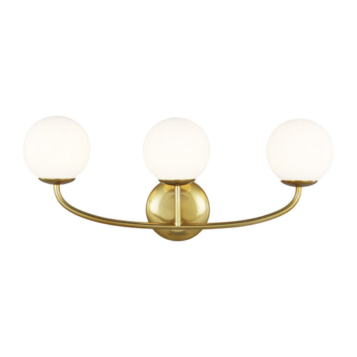 Myhouse Lighting Visual Comfort Studio - AEV1013BBS - Three Light Vanity - Galassia - Burnished Brass