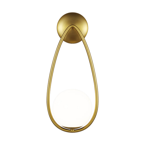 Myhouse Lighting Visual Comfort Studio - AEW1011BBS - One Light Wall Sconce - Galassia - Burnished Brass